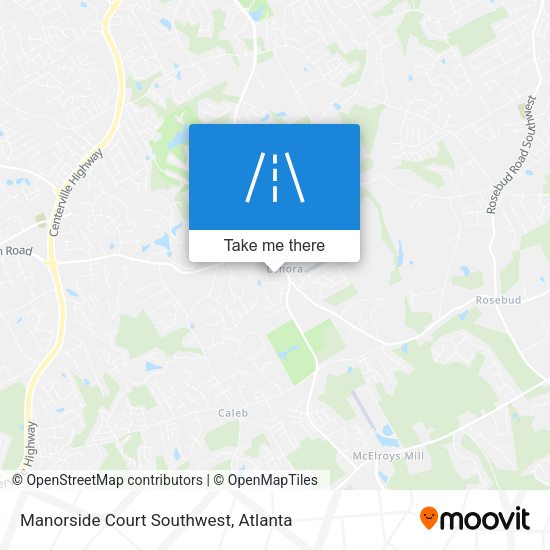 Mapa de Manorside Court Southwest