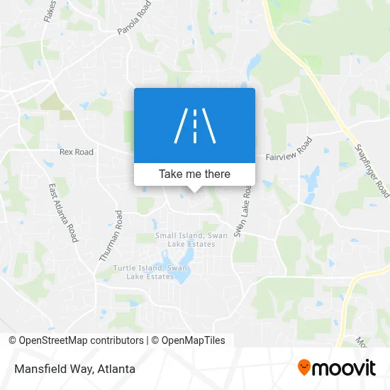 Mansfield Way map