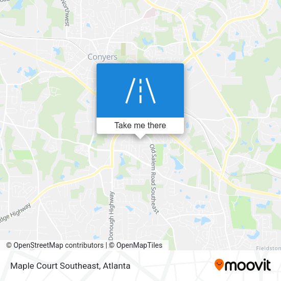 Maple Court Southeast map
