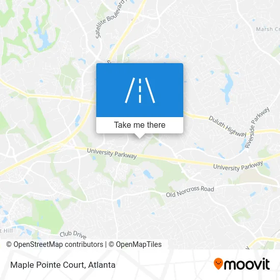 Maple Pointe Court map