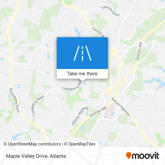 Maple Valley Drive map