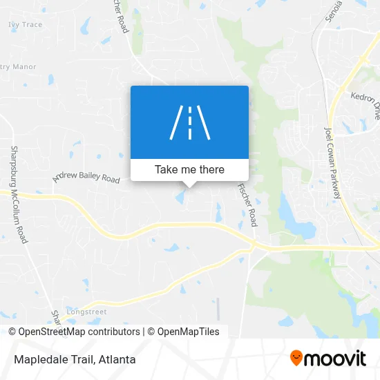 Mapledale Trail map