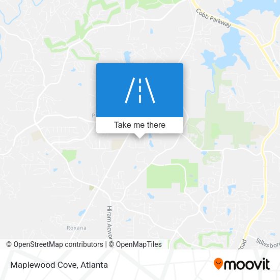 Maplewood Cove map