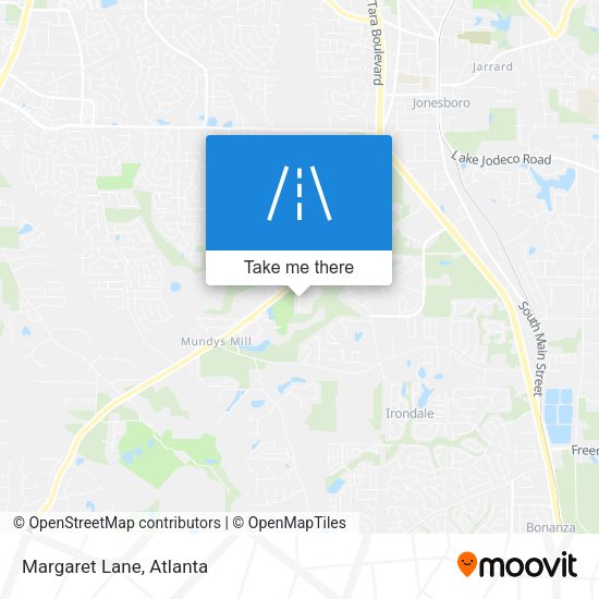 Mapa de Margaret Lane