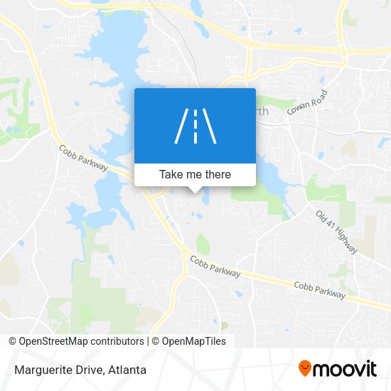Mapa de Marguerite Drive