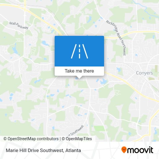 Mapa de Marie Hill Drive Southwest