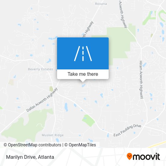 Marilyn Drive map