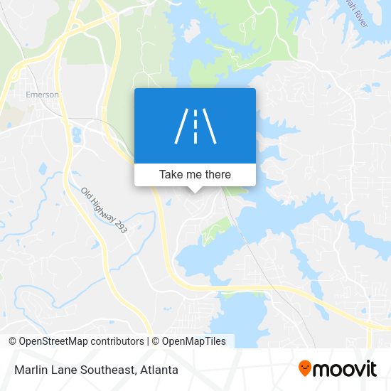Mapa de Marlin Lane Southeast