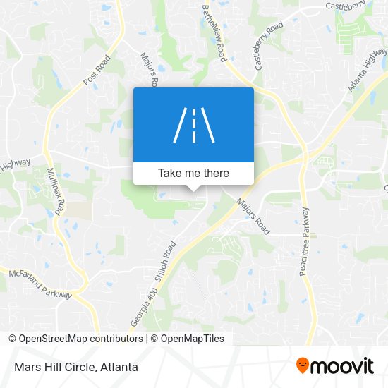 Mapa de Mars Hill Circle