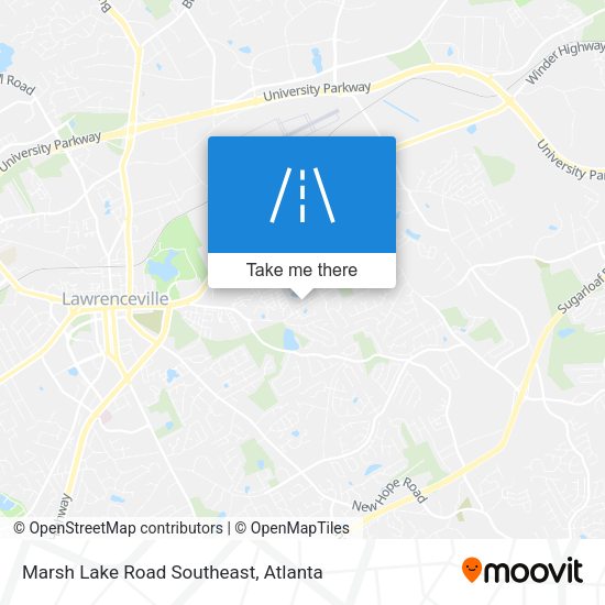 Mapa de Marsh Lake Road Southeast