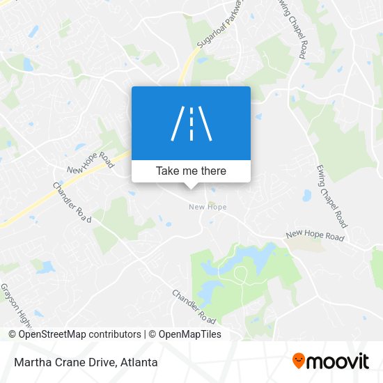 Mapa de Martha Crane Drive