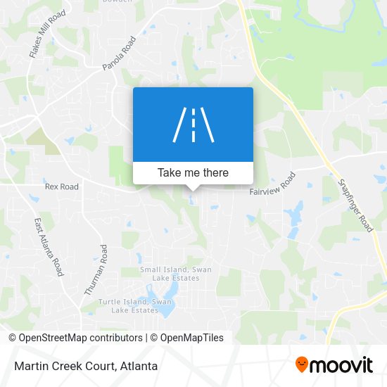 Mapa de Martin Creek Court