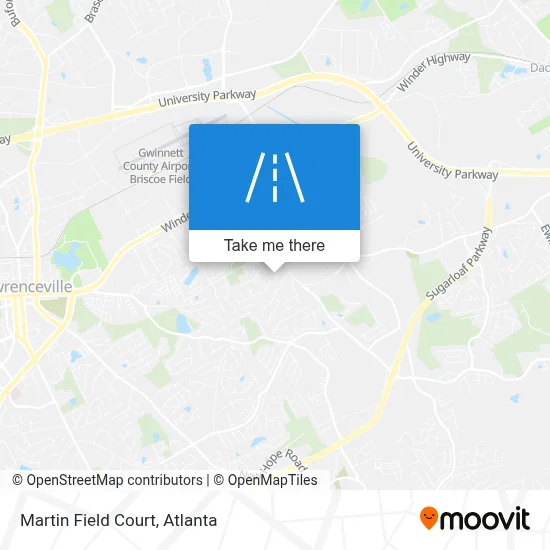 Martin Field Court map