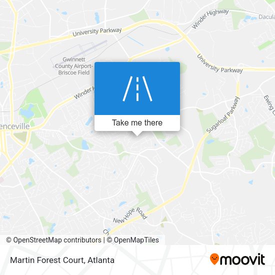 Mapa de Martin Forest Court