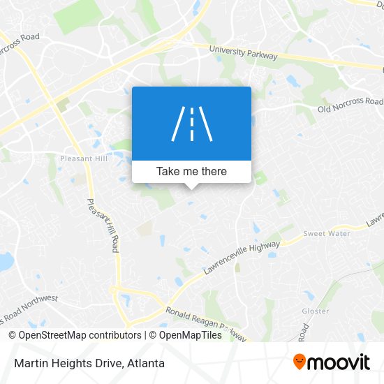 Mapa de Martin Heights Drive