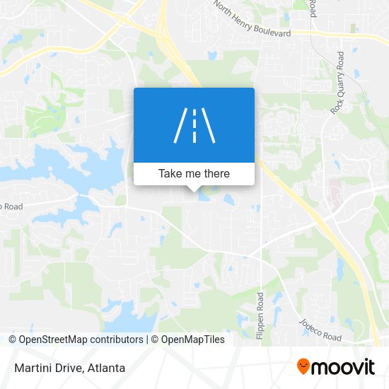 Mapa de Martini Drive