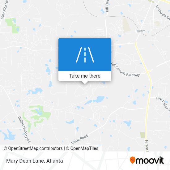 Mapa de Mary Dean Lane