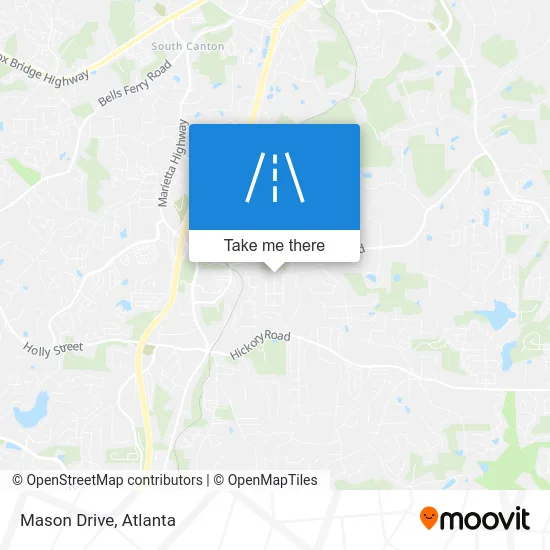 Mason Drive map