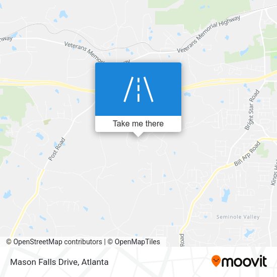 Mason Falls Drive map