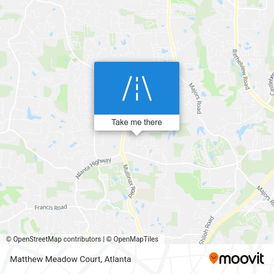 Mapa de Matthew Meadow Court