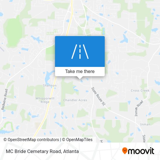 Mapa de Mc Bride Cemetary Road