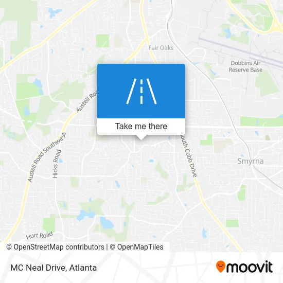 MC Neal Drive map