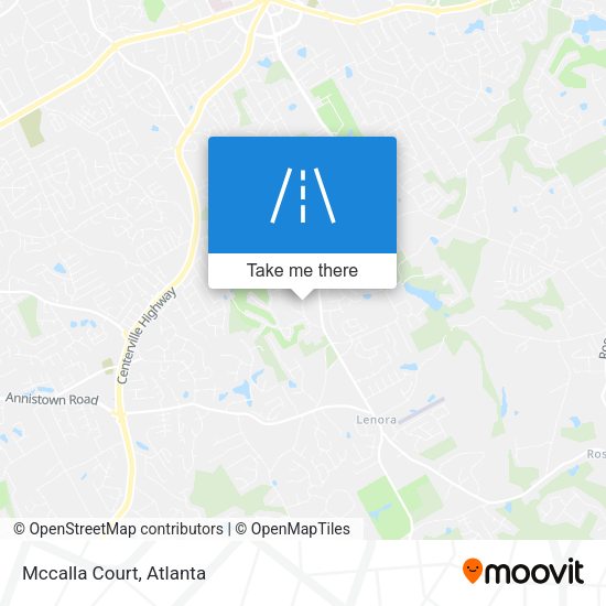 Mapa de Mccalla Court