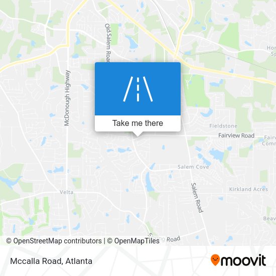 Mapa de Mccalla Road