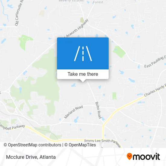Mcclure Drive map