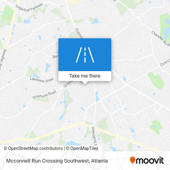 Mapa de Mcconnell Run Crossing Southwest