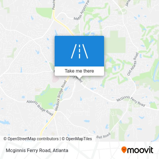 Mapa de Mcginnis Ferry Road