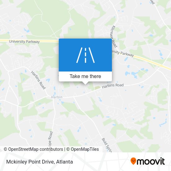 Mckinley Point Drive map