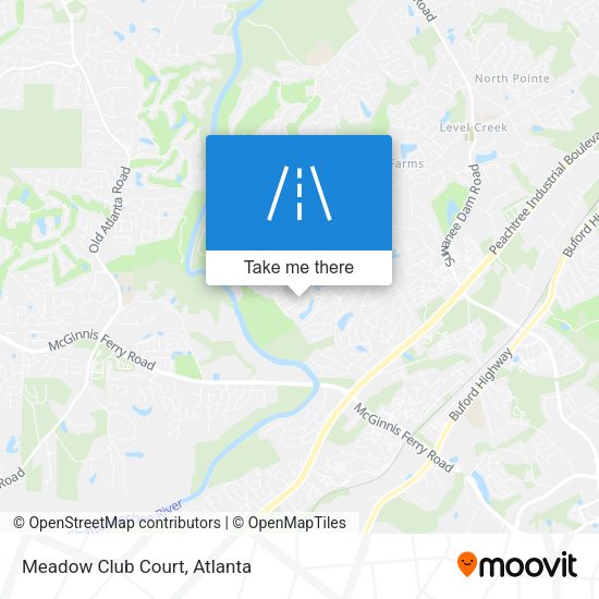 Mapa de Meadow Club Court
