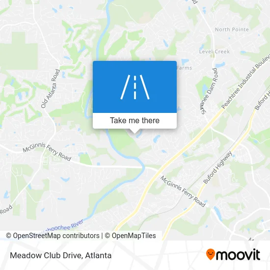 Meadow Club Drive map