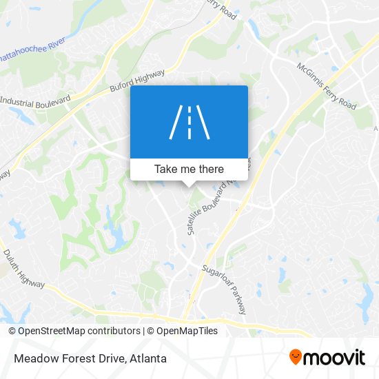 Meadow Forest Drive map