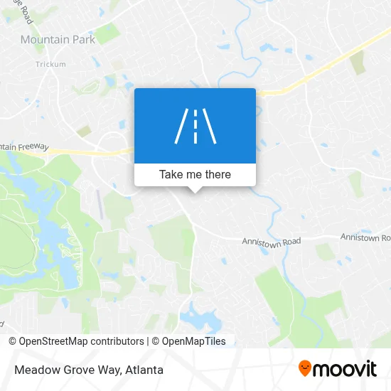 Meadow Grove Way map