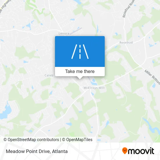 Meadow Point Drive map