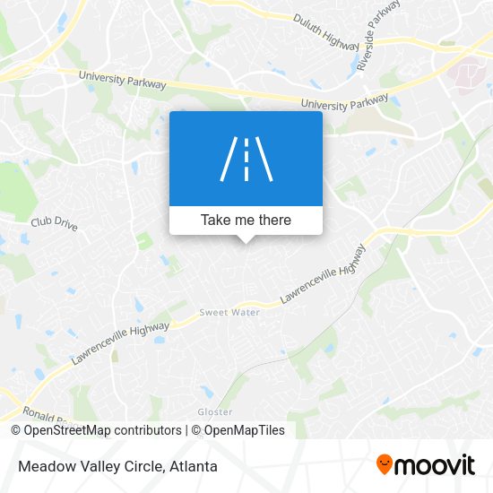 Meadow Valley Circle map