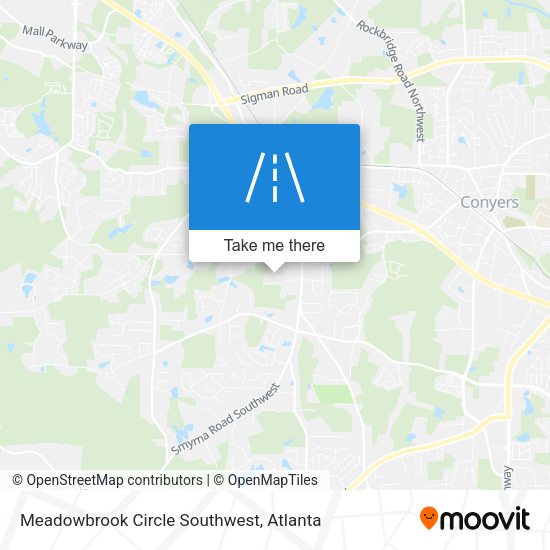 Mapa de Meadowbrook Circle Southwest