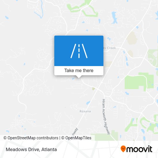 Mapa de Meadows Drive