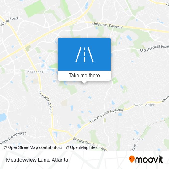 Mapa de Meadowview Lane