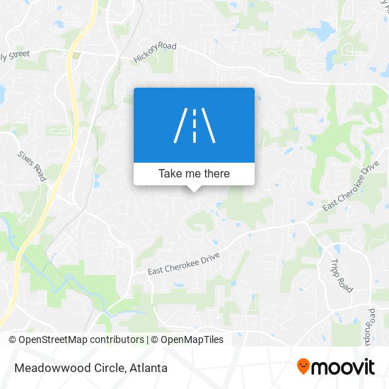 Mapa de Meadowwood Circle