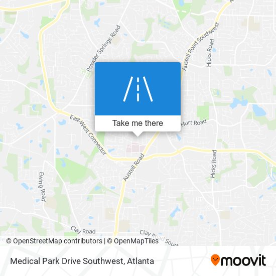 Mapa de Medical Park Drive Southwest