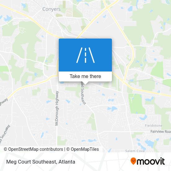 Mapa de Meg Court Southeast