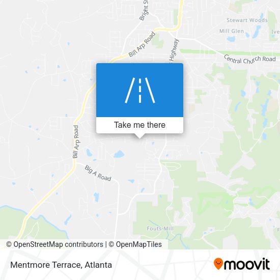 Mentmore Terrace map