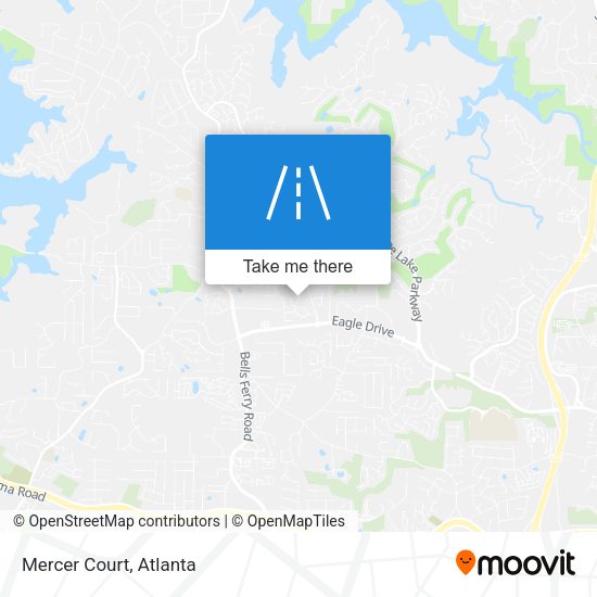 Mapa de Mercer Court