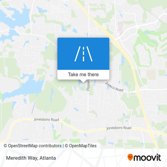 Mapa de Meredith Way