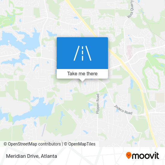 Mapa de Meridian Drive