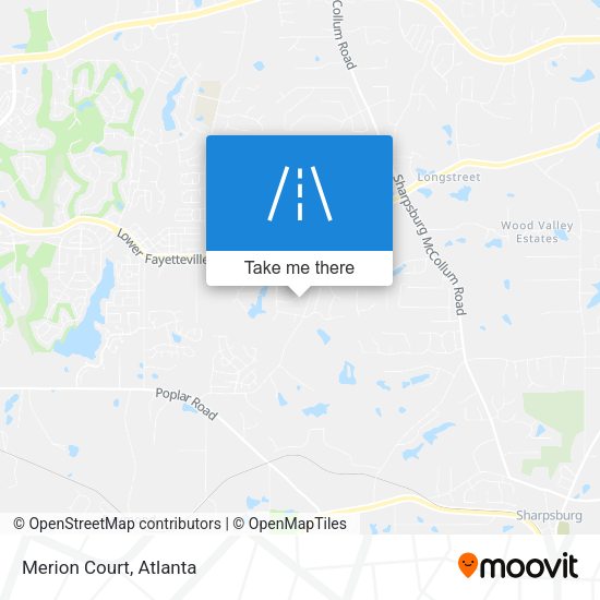 Mapa de Merion Court