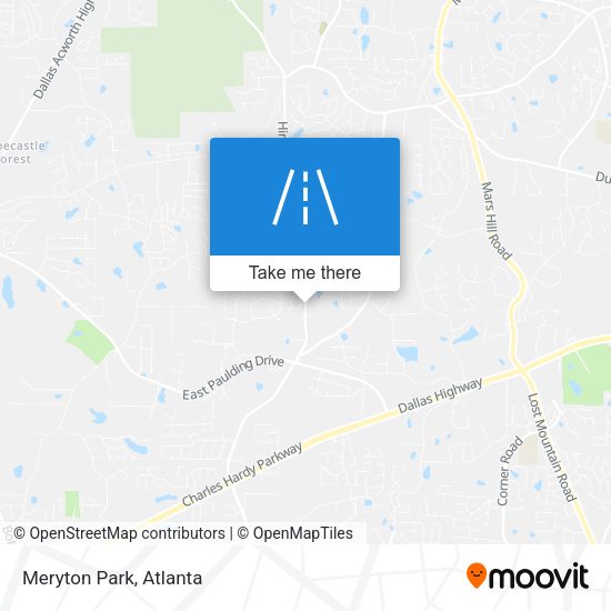Mapa de Meryton Park